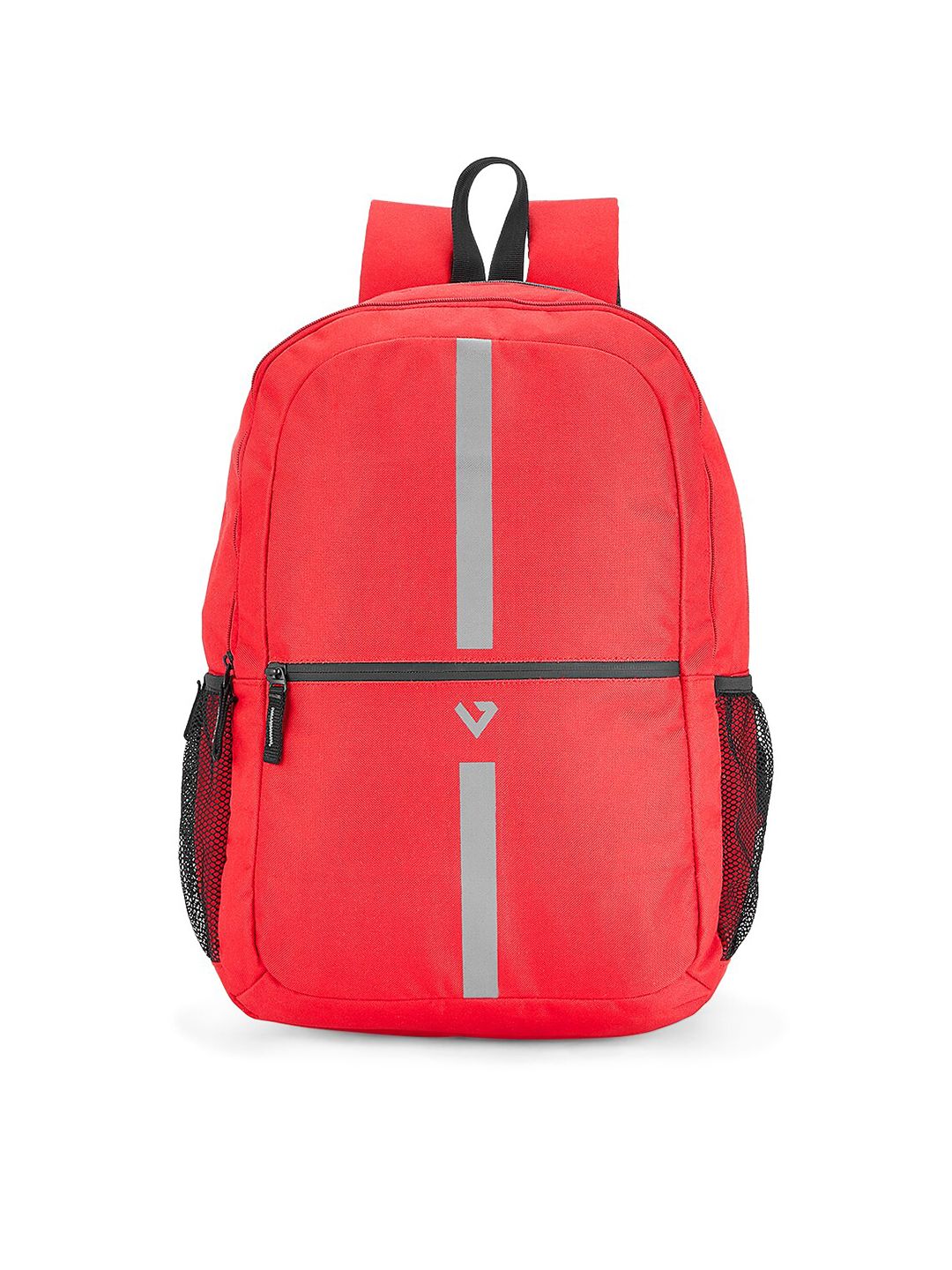 THe VerTicaL Unisex Red & Black Brand Logo Backpack Price in India