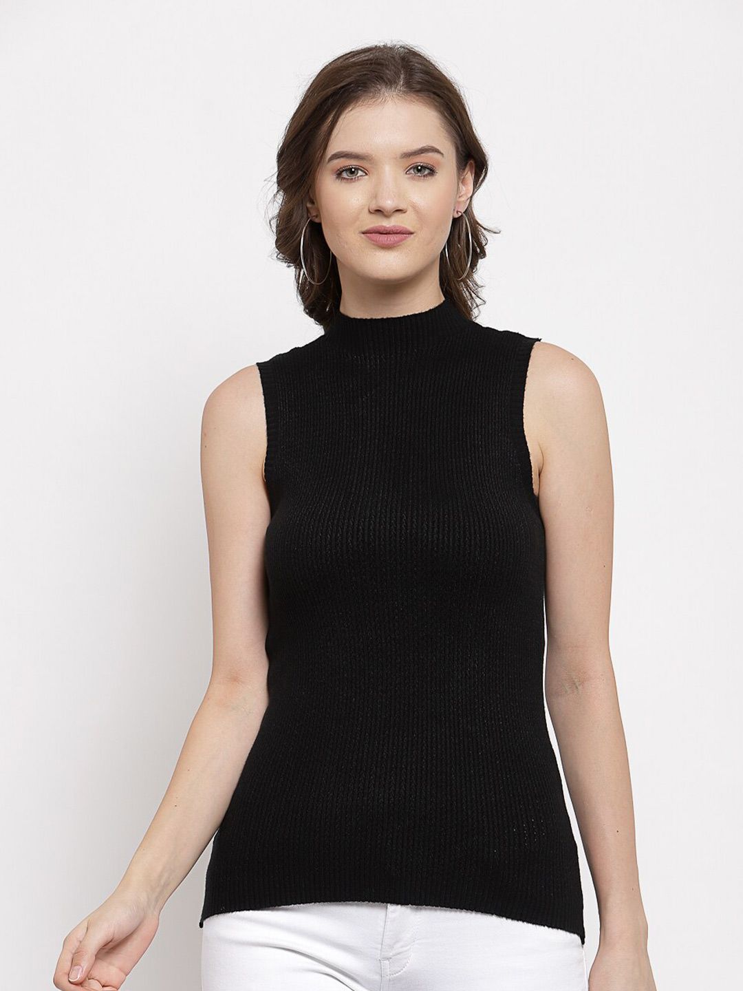 Mafadeny Women Black Pullover Price in India