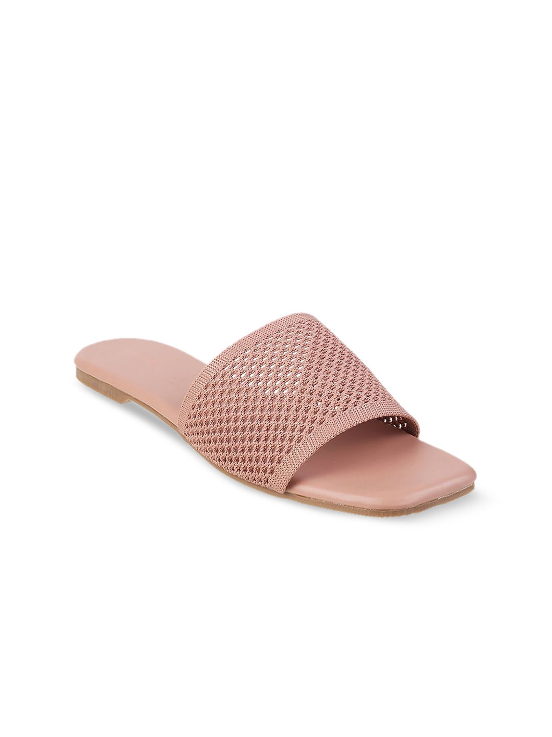 WALKWAY by Metro Women Peach-Coloured Open Toe Flats Price in India