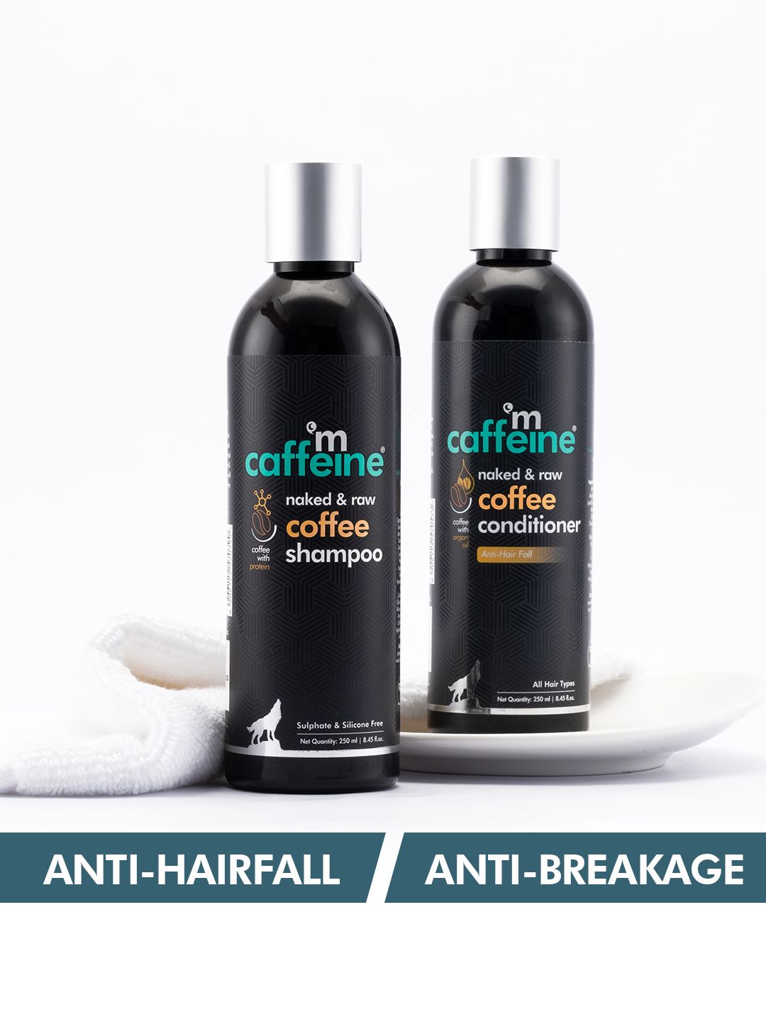 MCaffeine Sustainable Coffee Shampoo & Conditioner Duo - Hair Fall Control Price in India