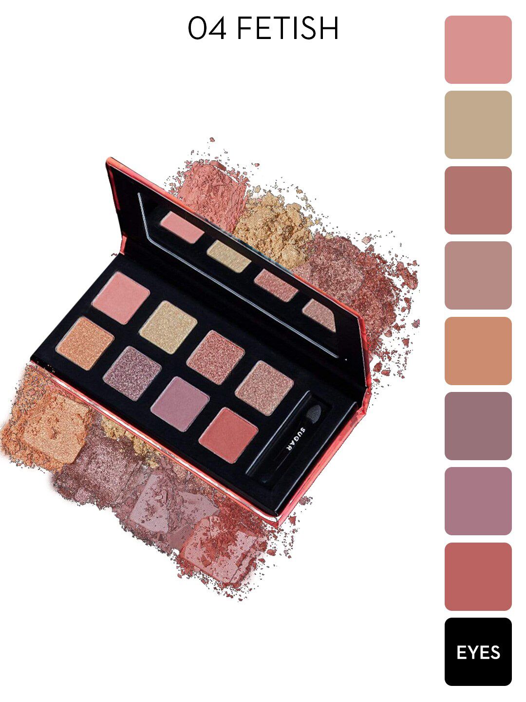 SUGAR Cosmetics Blend The Rules Eyeshadow Palette - 04 Fetish Price in India