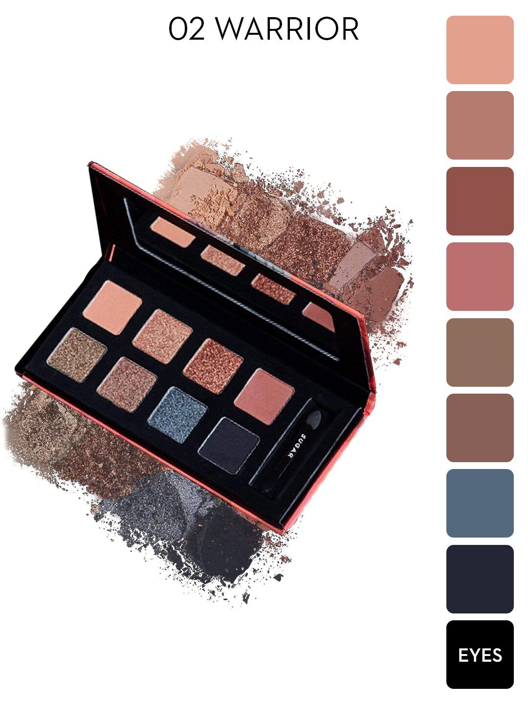 SUGAR Cosmetics Blend The Rules Eyeshadow Palette - 02 Warrior Price in India