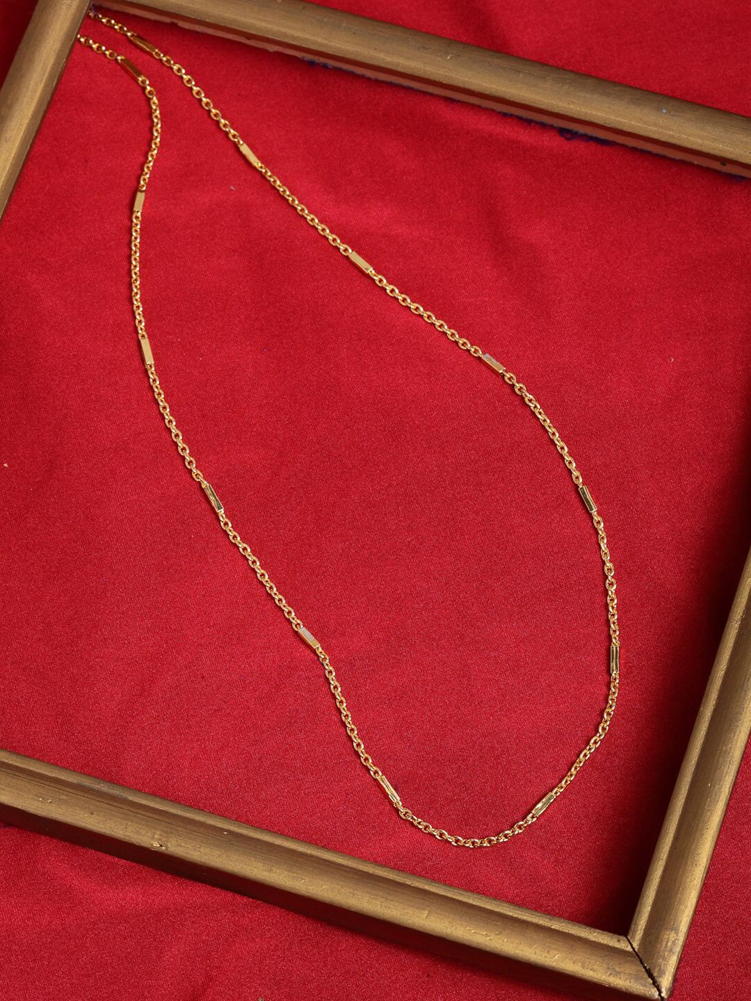 PANASH Gold-Plated Sleek Chain Price in India