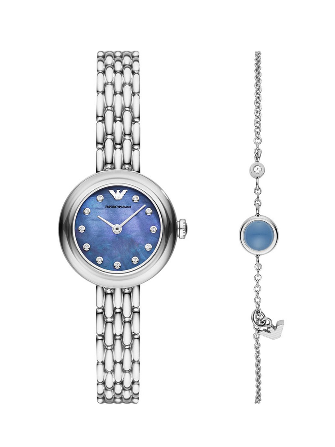Emporio Armani Women Blue Analogue Watch with Bracelet AR80051 Price in India