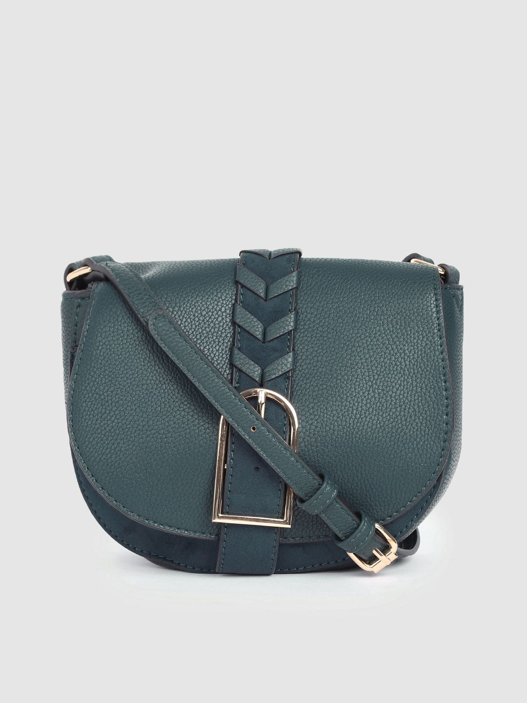 Accessorize Teal Half Moon Sling Bag Price in India