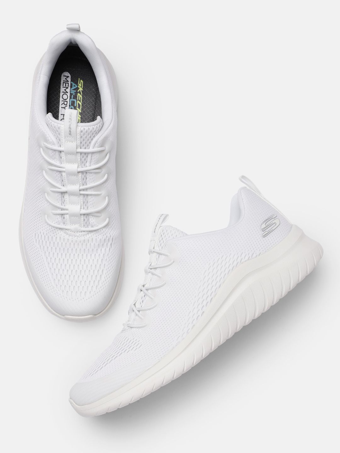 Buy Skechers Men White Woven Design Ultra Flex 2.0 - Kelmer