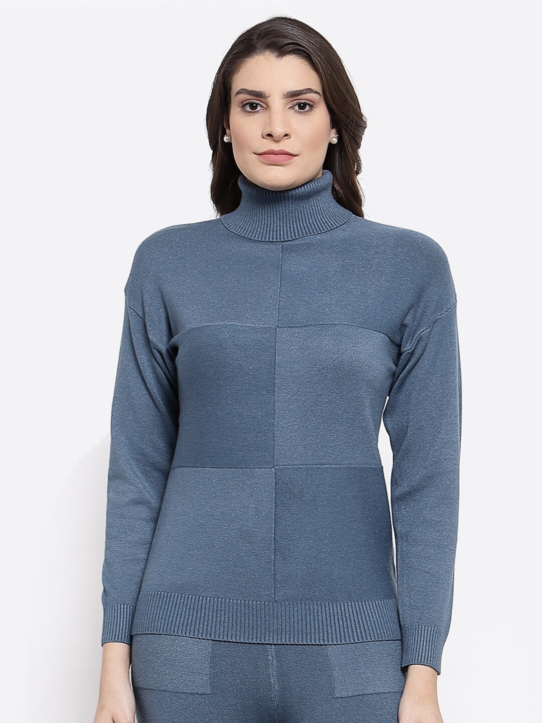 Mafadeny Women Blue Pullover Price in India