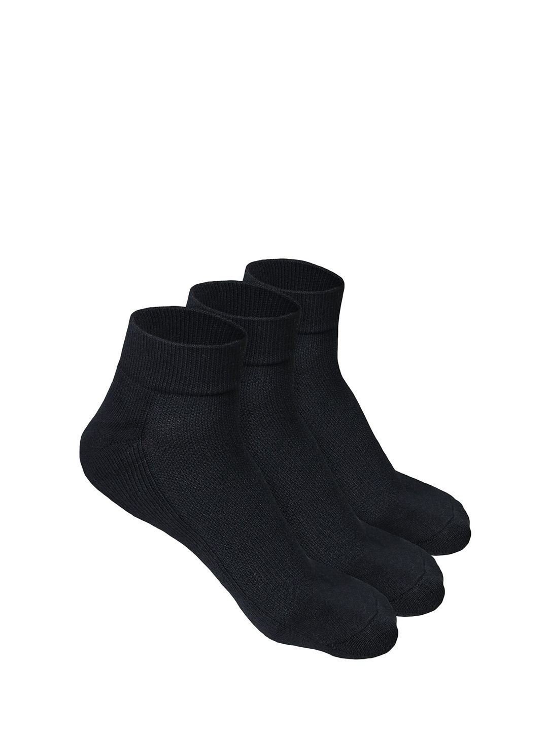 Heelium Men Pack of 3 Bamboo Super Soft & Odour-Free Breathable Quater-Length Socks
