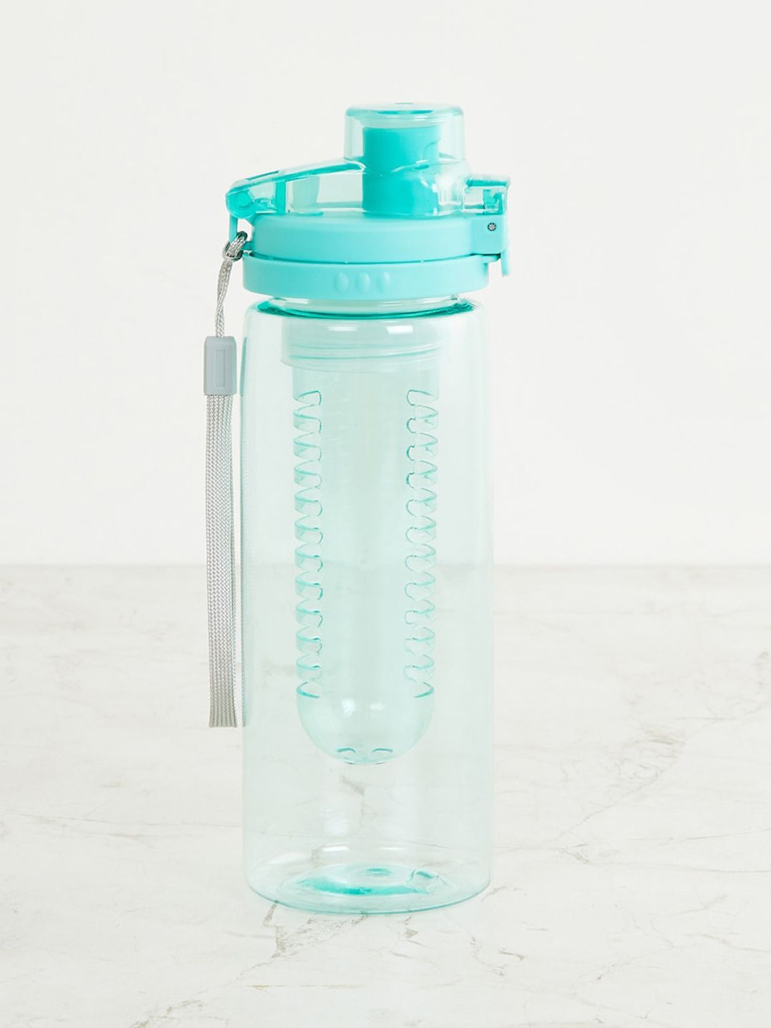 Home Centre Blue Solid Single Wall Infuser Bottle With Flip Lid 700 ML Price in India