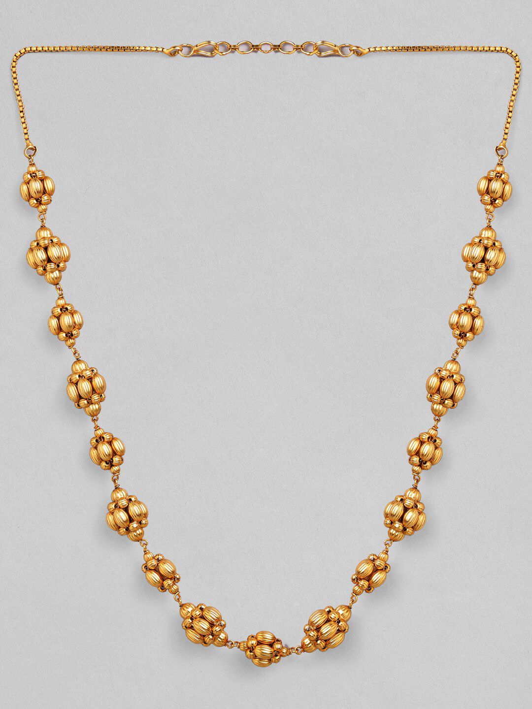 Rubans 24K Gold Gold-Plated Handcrafted Necklace Price in India