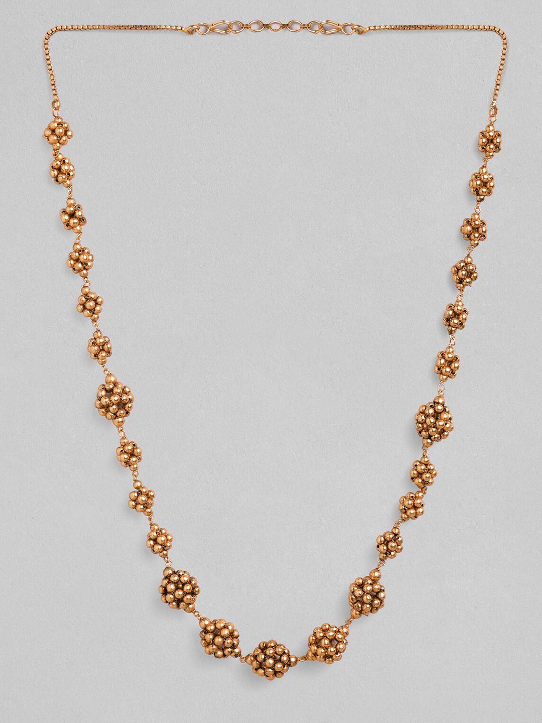 Rubans 24k Gold-Plated Handcrafted Necklace Price in India
