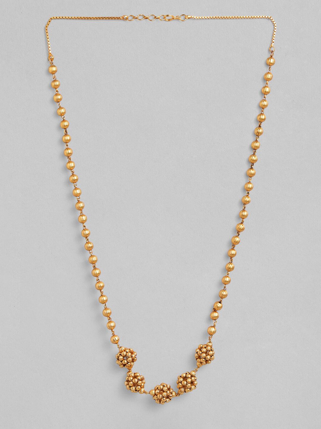 Rubans 24K Gold-Plated Handcrafted Necklace Price in India