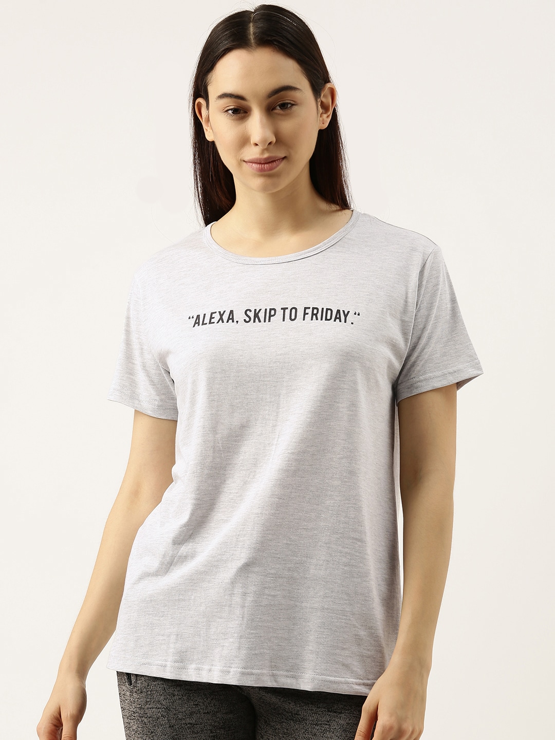 Clt.s Women Women Printed Boyfriend T-shirt Price in India