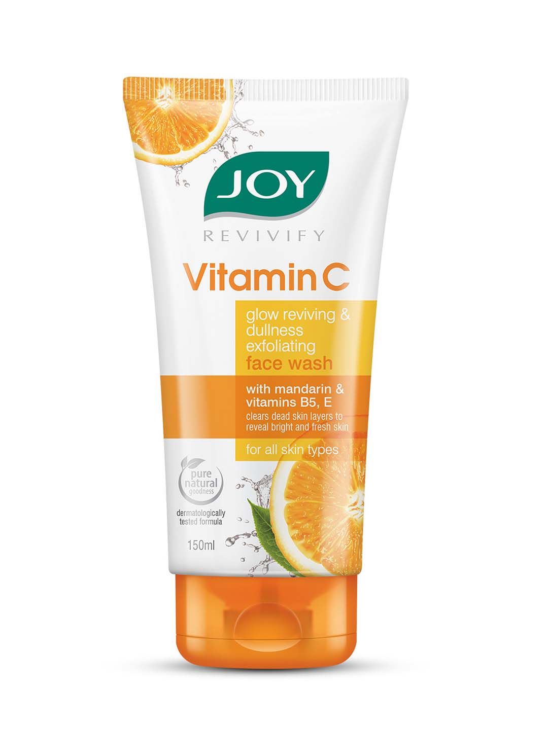 JOY Brightening Vitamin C Face Wash For Glowing Skin - 150ml
