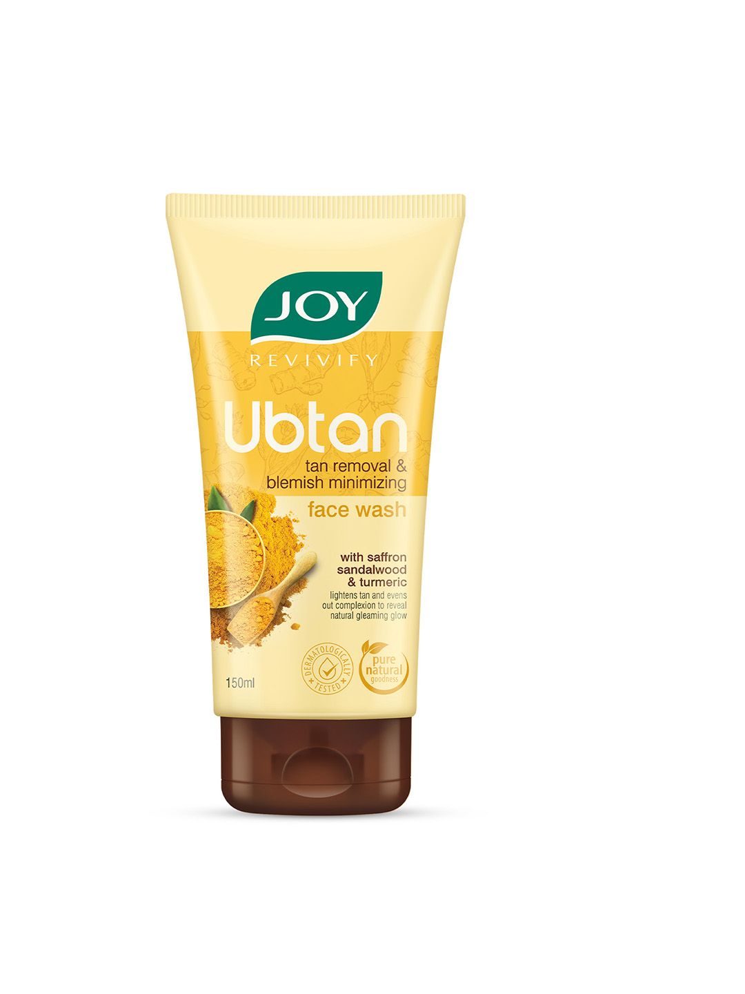 JOY Tan Removal Ubtan Face Wash For Bright & Glowing Skin - 150ml
