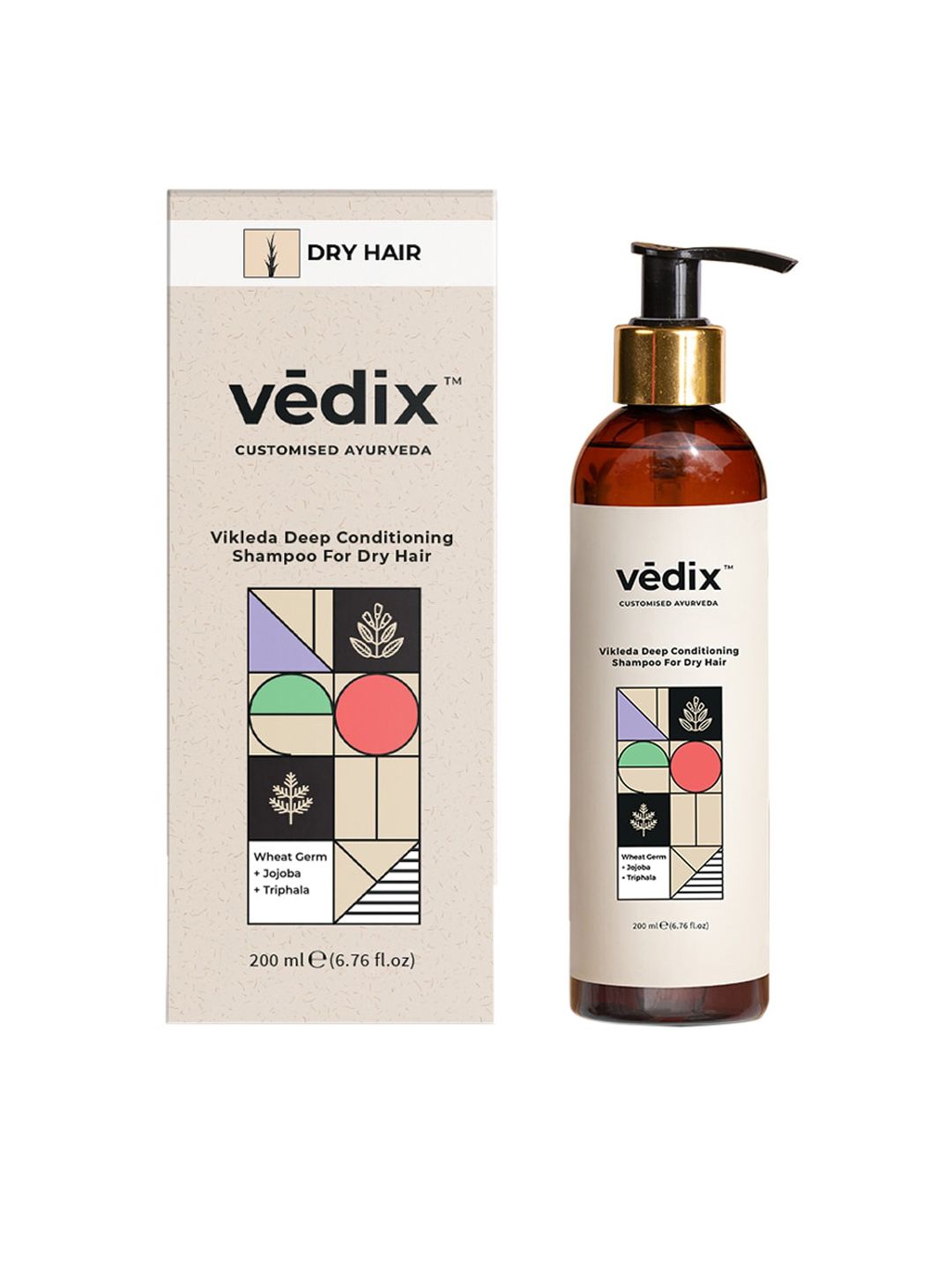 Vedix Women Customized Ayurvedic Vikleda Deep Conditioning Shampoo For Dry Hair-200ml Price in India