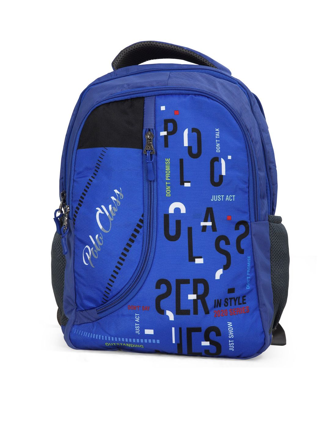 Polo Class Unisex Blue Digital Printed Backpack Price in India