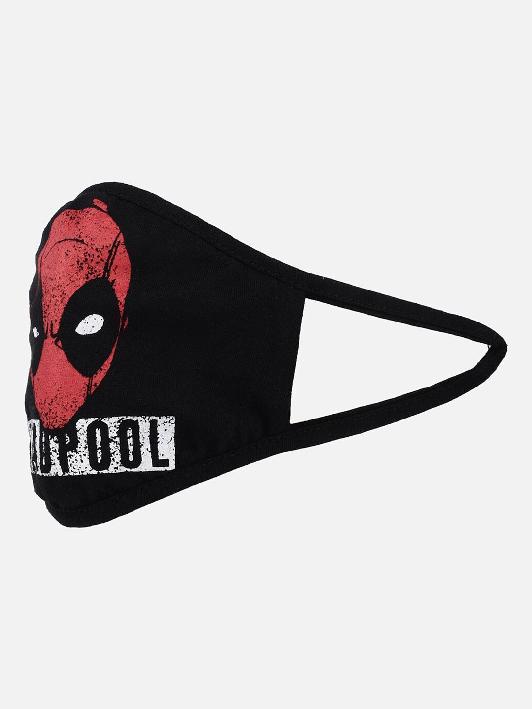 Free Authority Unisex Black Deadpool Printed Mask Price in India