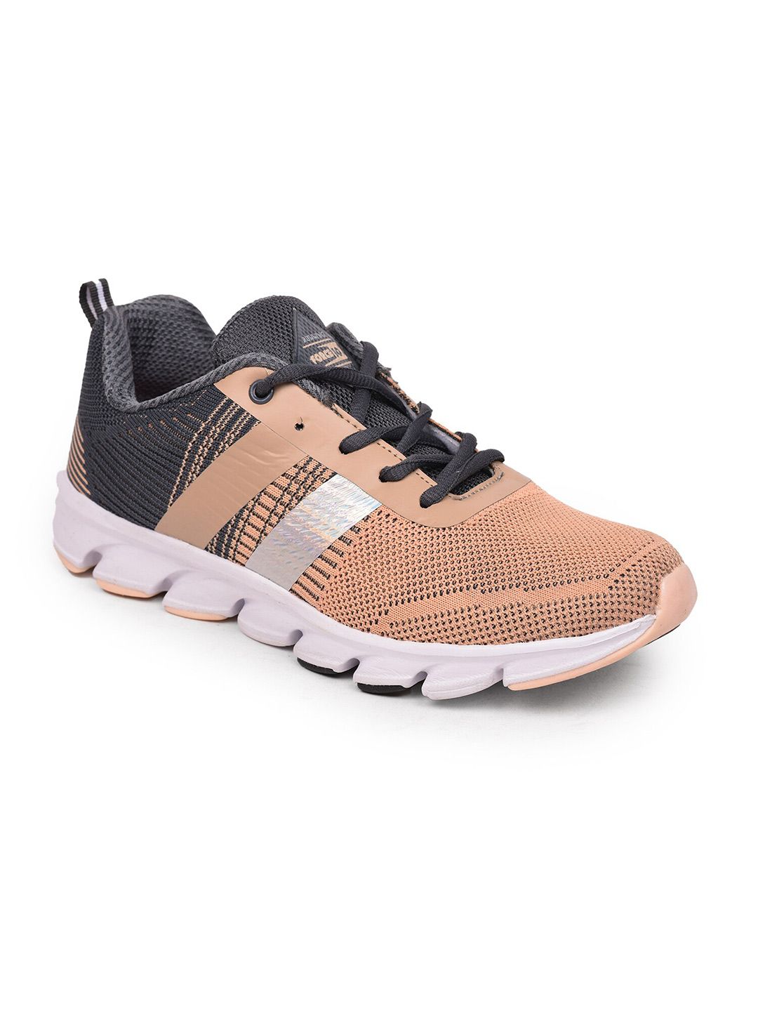 Liberty Women Pink Mesh Running Non-Marking Shoes Price in India