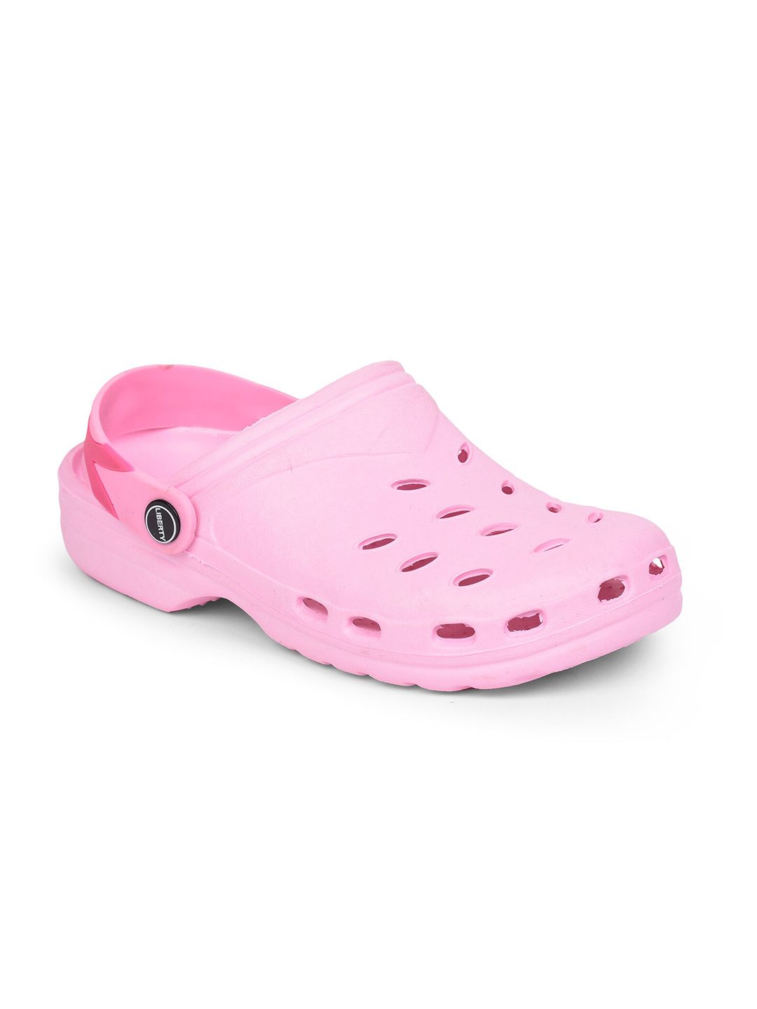 Liberty Women Pink Rubber Clogs Price in India