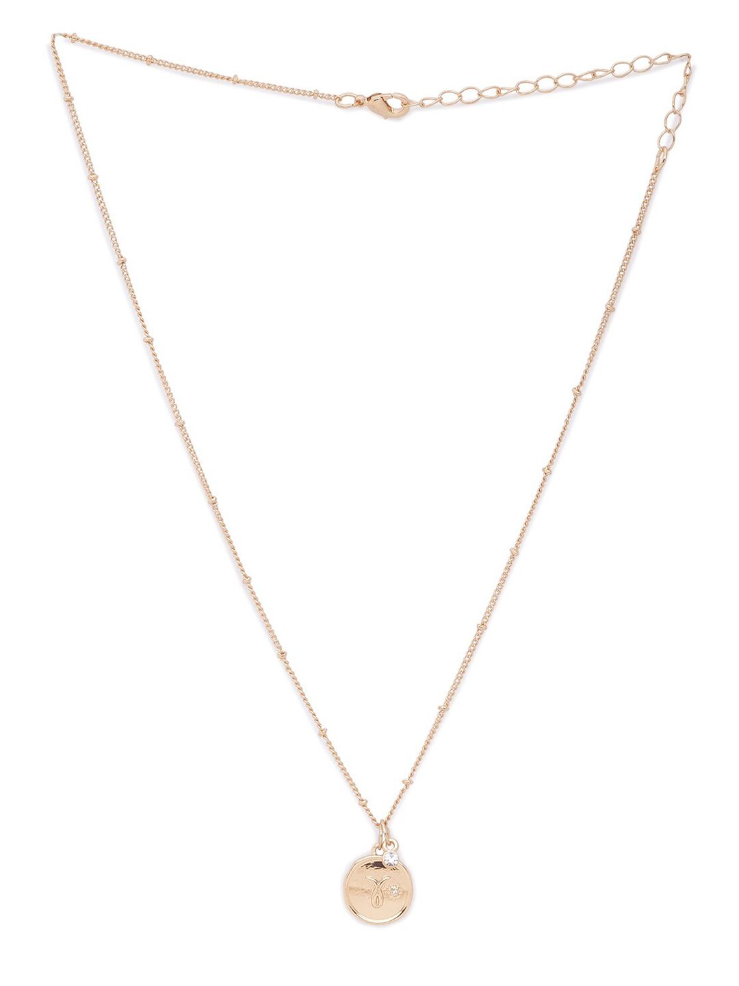 Lilly & sparkle Women Gold-Toned & White Necklace Price in India