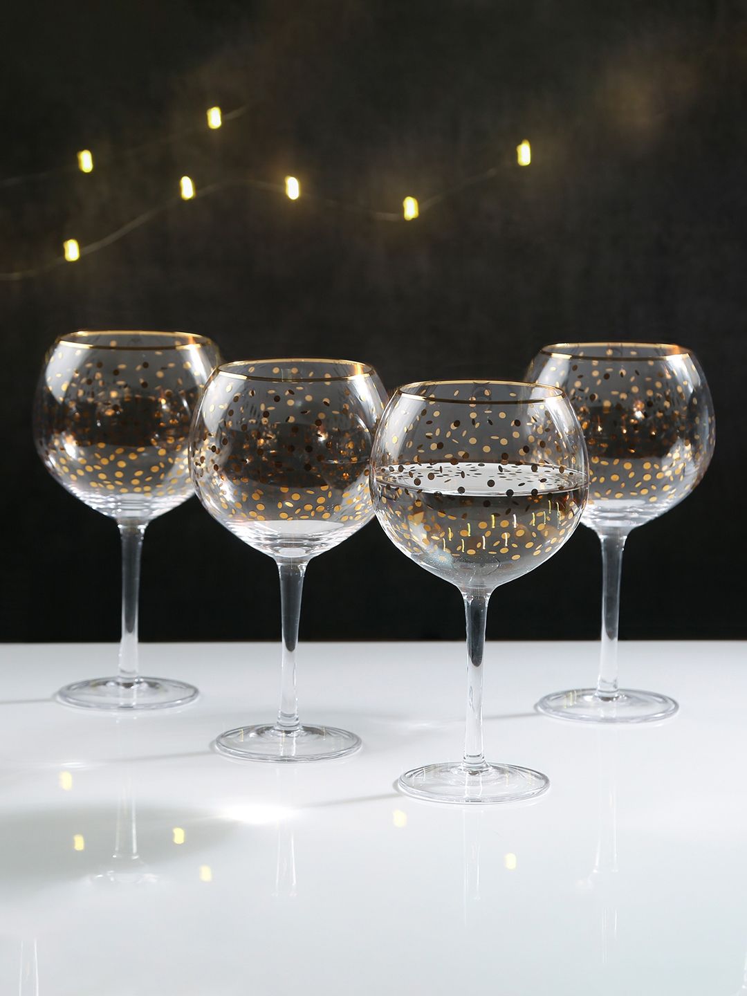 Bigsmall Speakeasy Gin Wine Glasses - Set of 4 Price in India