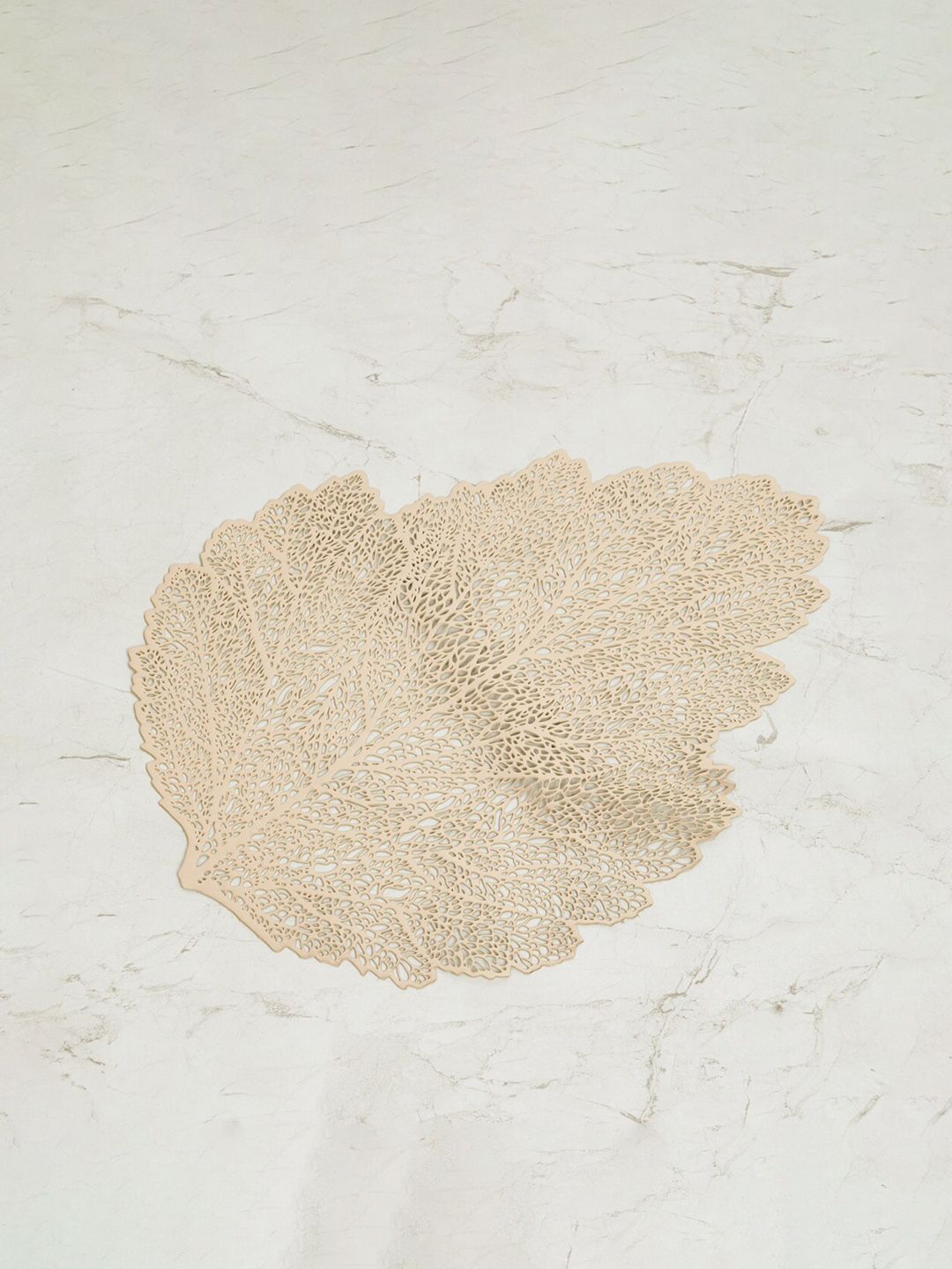 Home Centre Copper-Toned Cinder Leaf Textured PVC Placemat Price in India