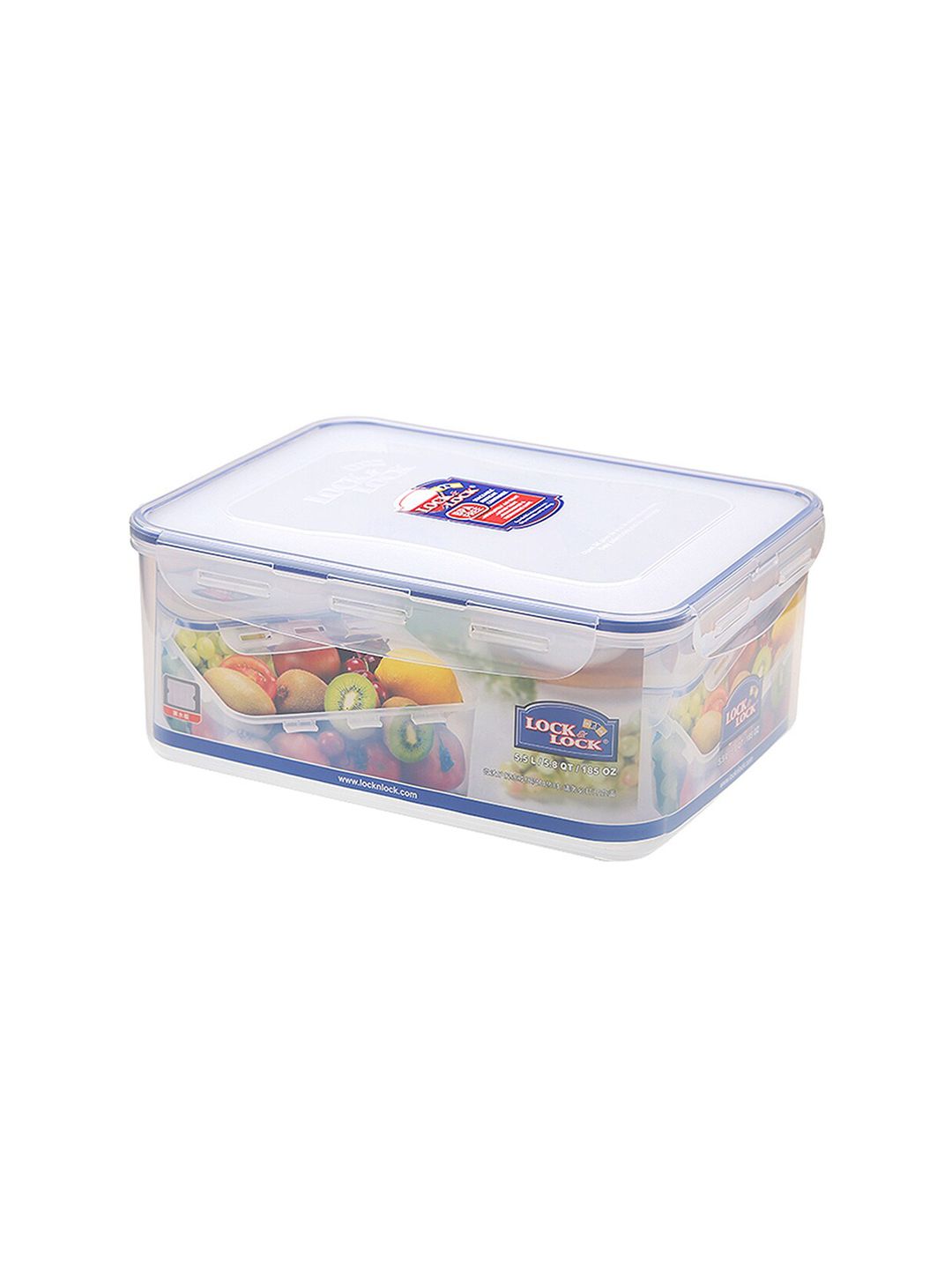 Lock & Lock Transparent Plastic Airtight Food Storage Container With Leakproof Lid 5.5 L Price in India