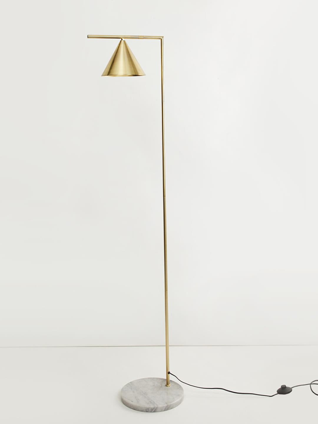 Home Centre Gold-Toned Classic Country Floor Lamp Price in India