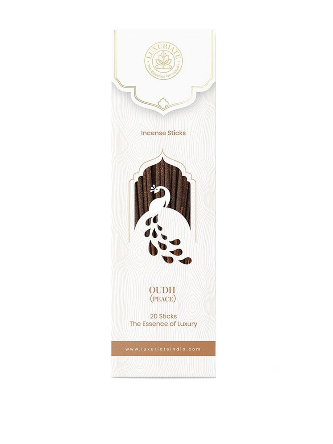 LUXURIATE White & Brown Oudh Natural Incense Sticks Price in India