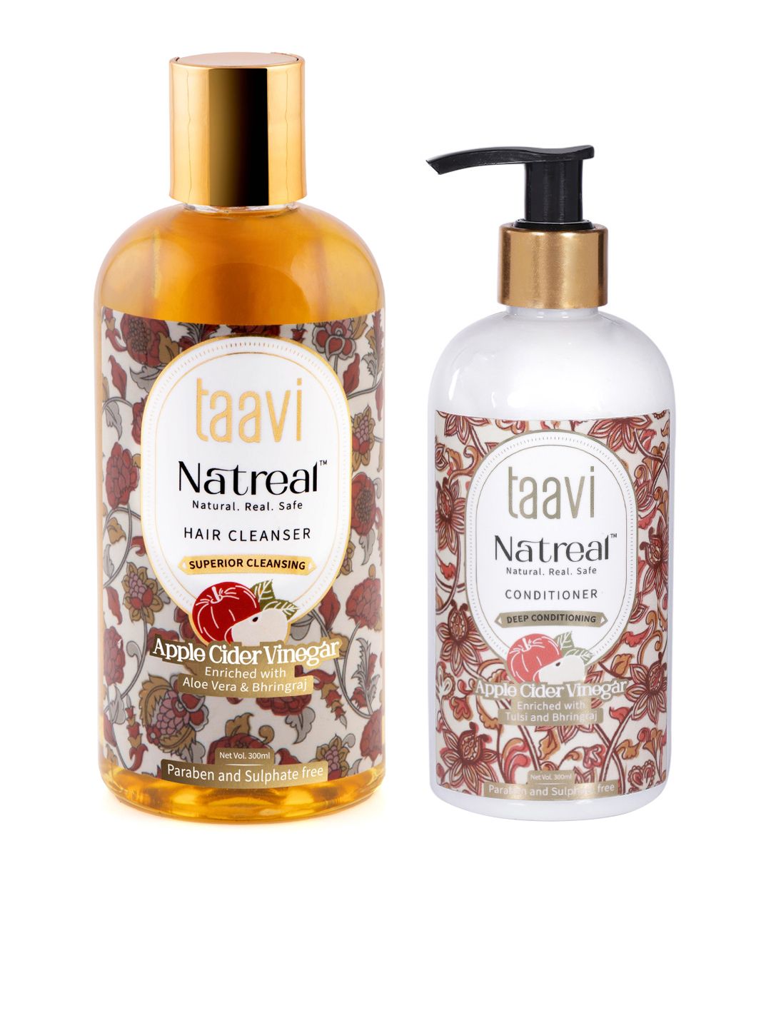 Taavi Set of Natreal Apple Cider Vinegar Hair Cleanser & Conditioner Price in India