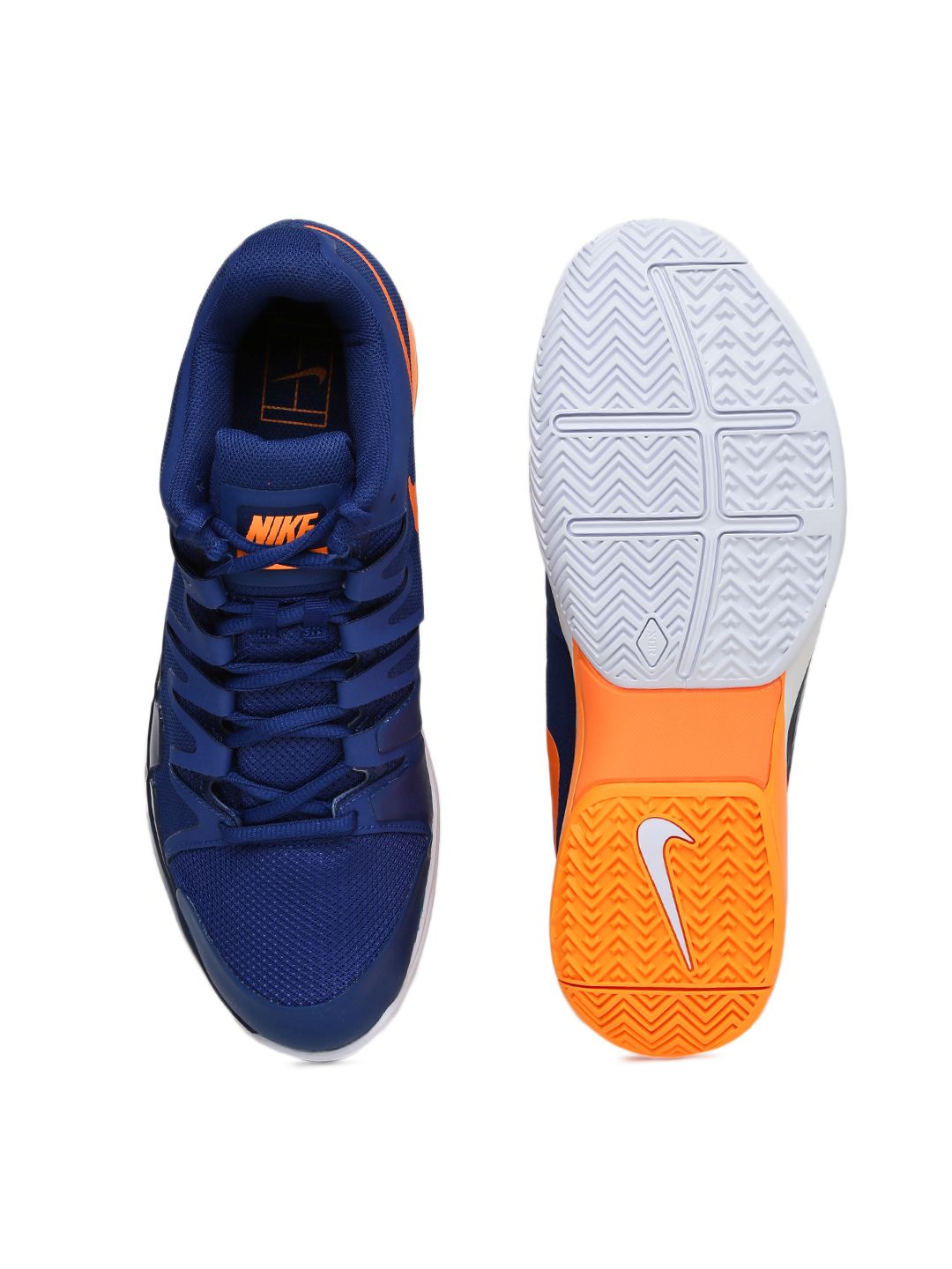 Buy Nike Men Blue Zoom Vapor 9.5 Tour Tennis Shoes - Sports Shoes