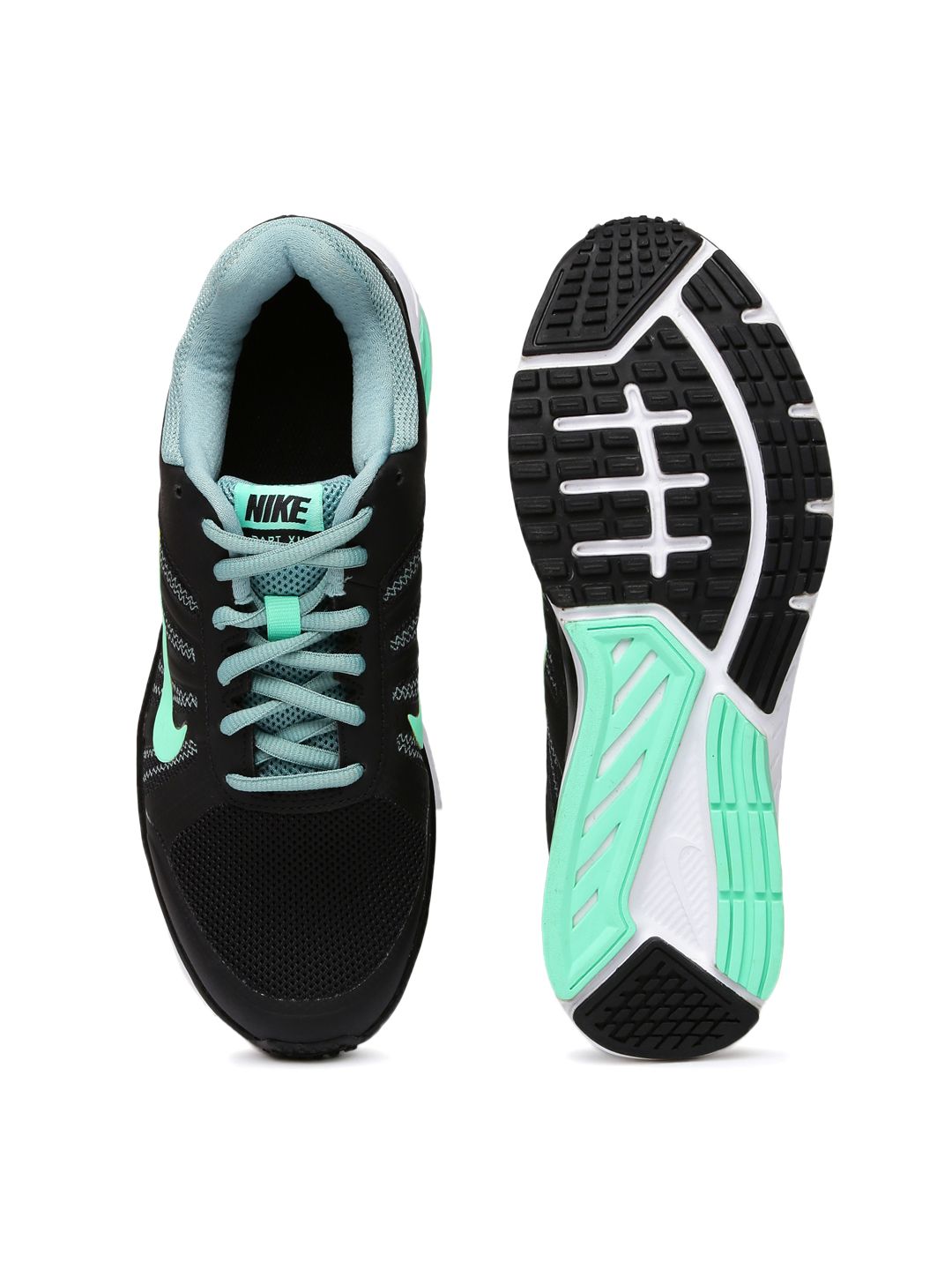 nike women black dart 12 running shoes