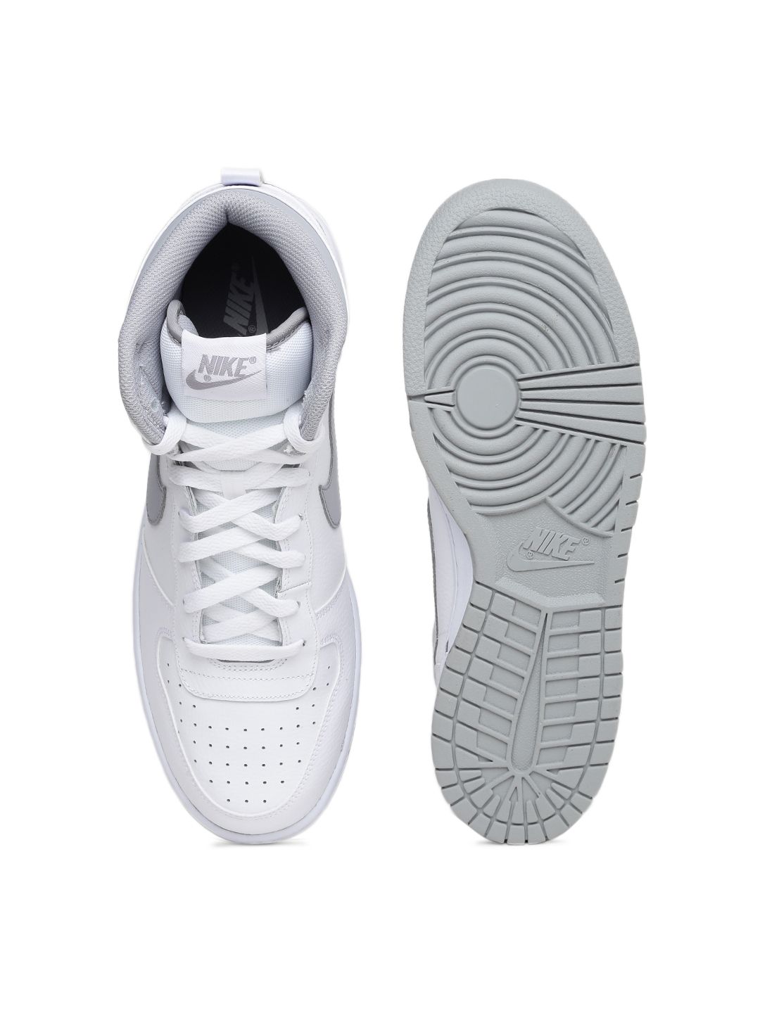 white high top nikes mens