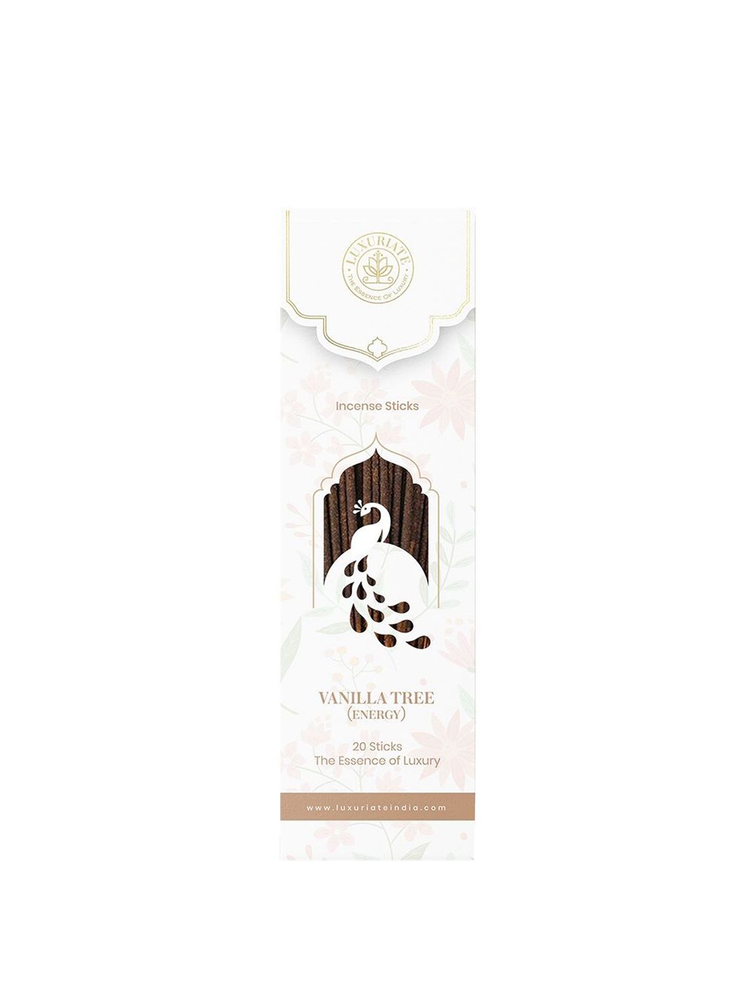 LUXURIATE Brown & White Vanilla Fragrance Natural & Non-Toxic Incense Sticks Price in India