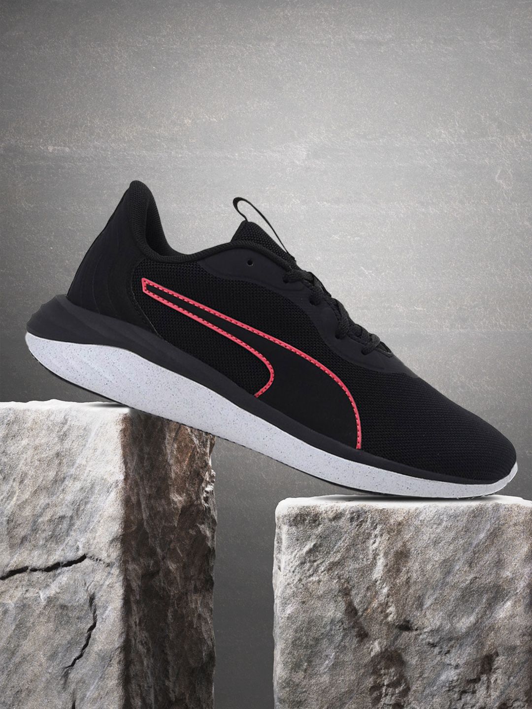 Puma Women Black Mesh Running Shoes Price in India