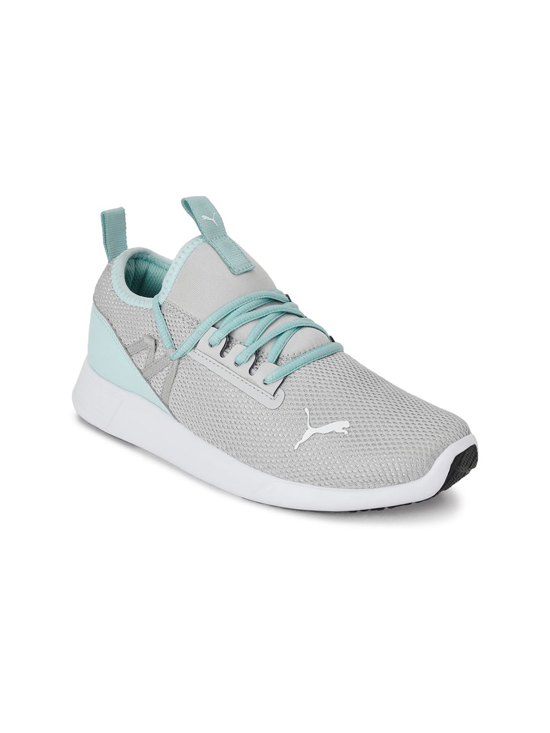 Puma Women Grey Textured Cross Sneakers Price in India