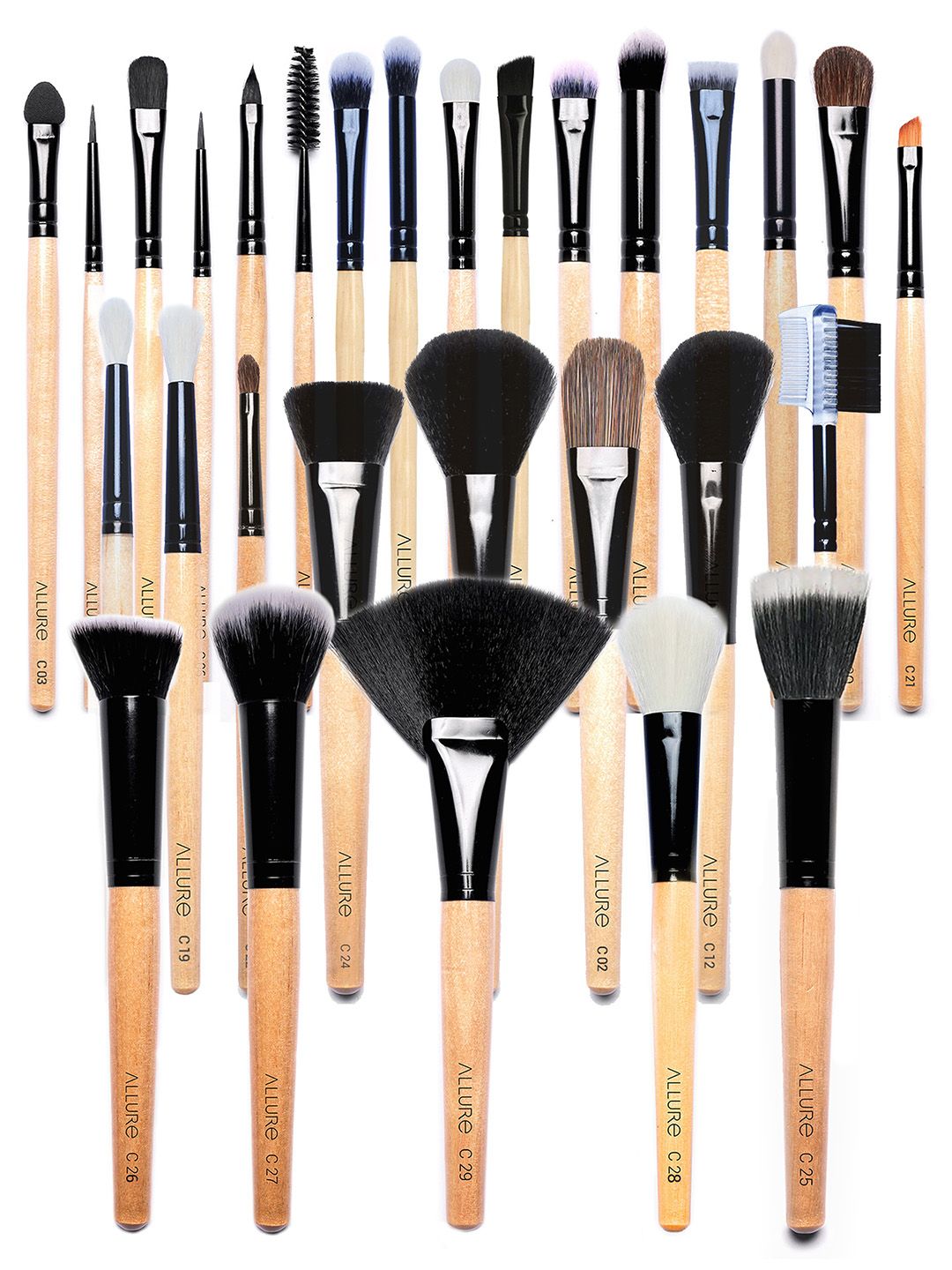 ALLURE Set Of 29 Makeup Brush Set Price in India