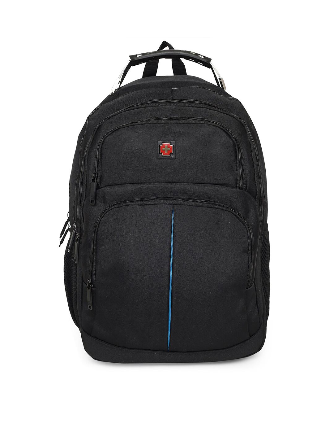 SWISS BRAND Unisex Black Backpack Price in India