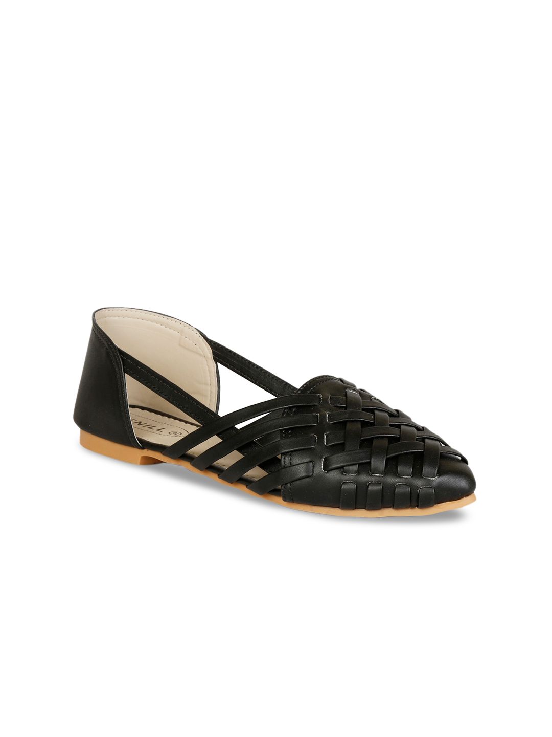 Denill Women Black Ballerinas