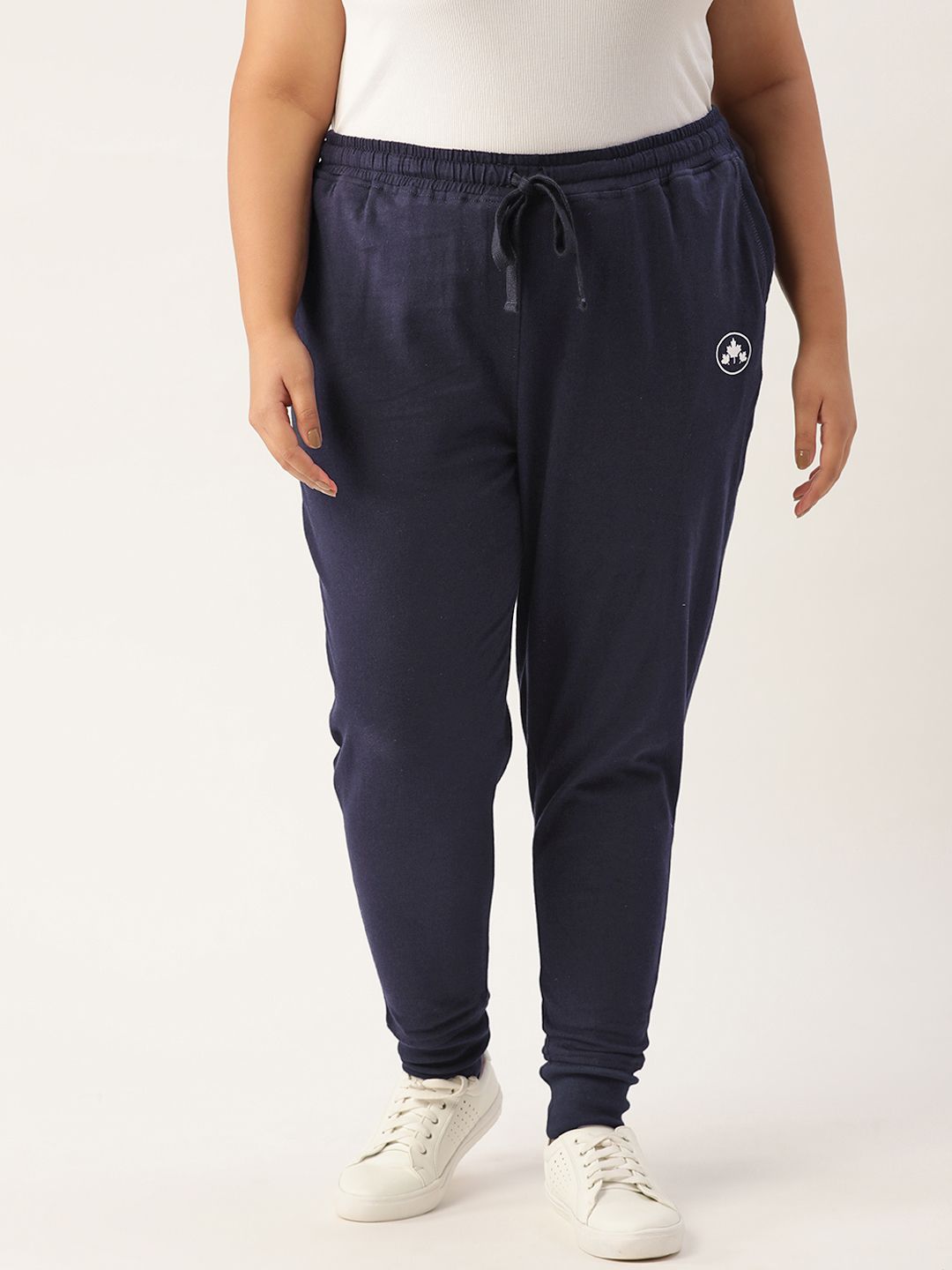 Rute Women Plus Size Navy Blue Joggers Price in India