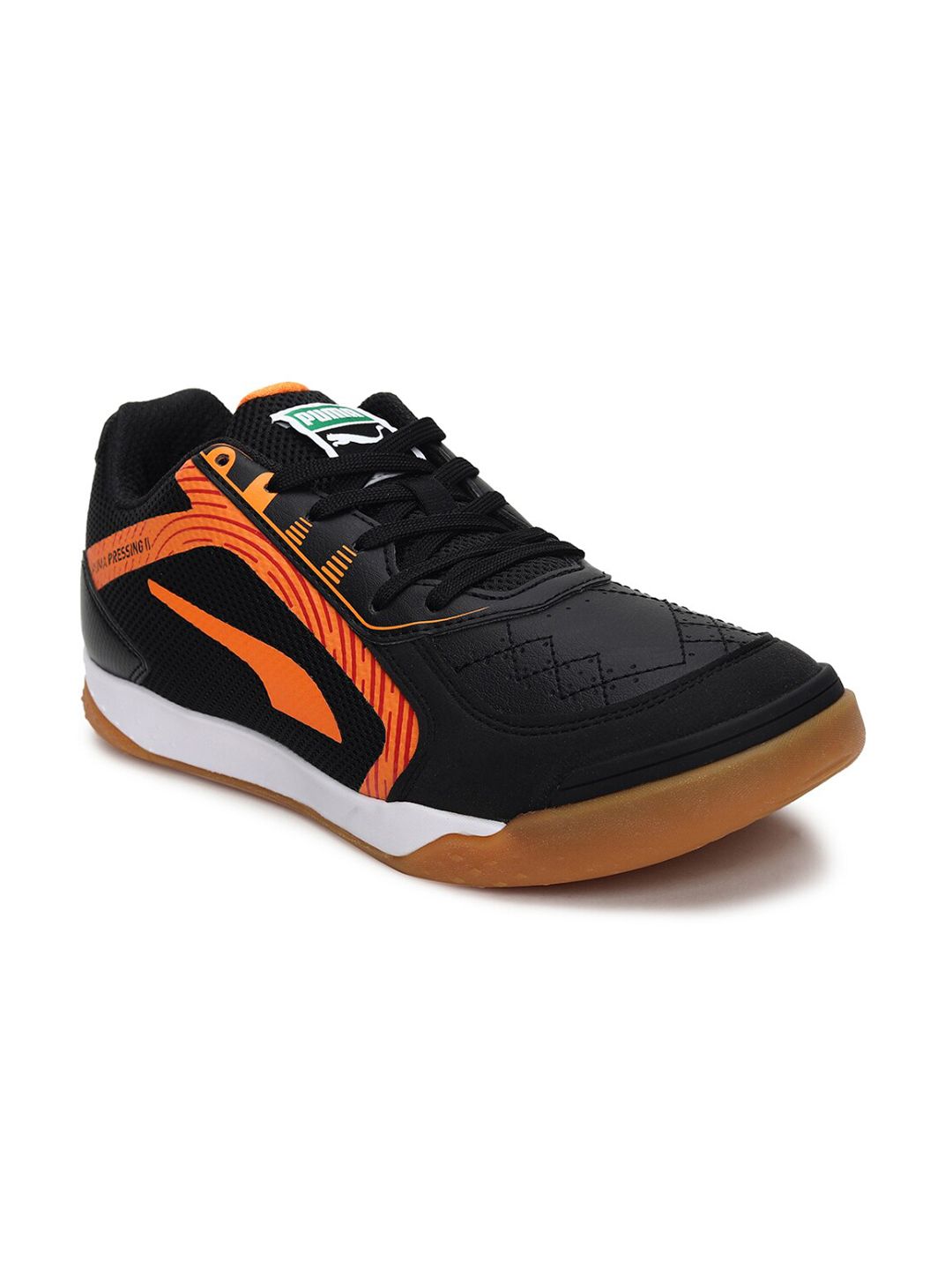 Puma Unisex Black Mesh Football Non-Marking Shoes Price in India