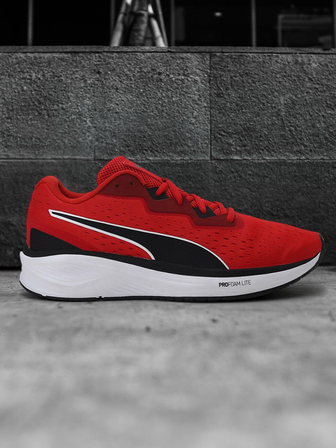 Puma Adult Red Textile Running Shoes Price in India