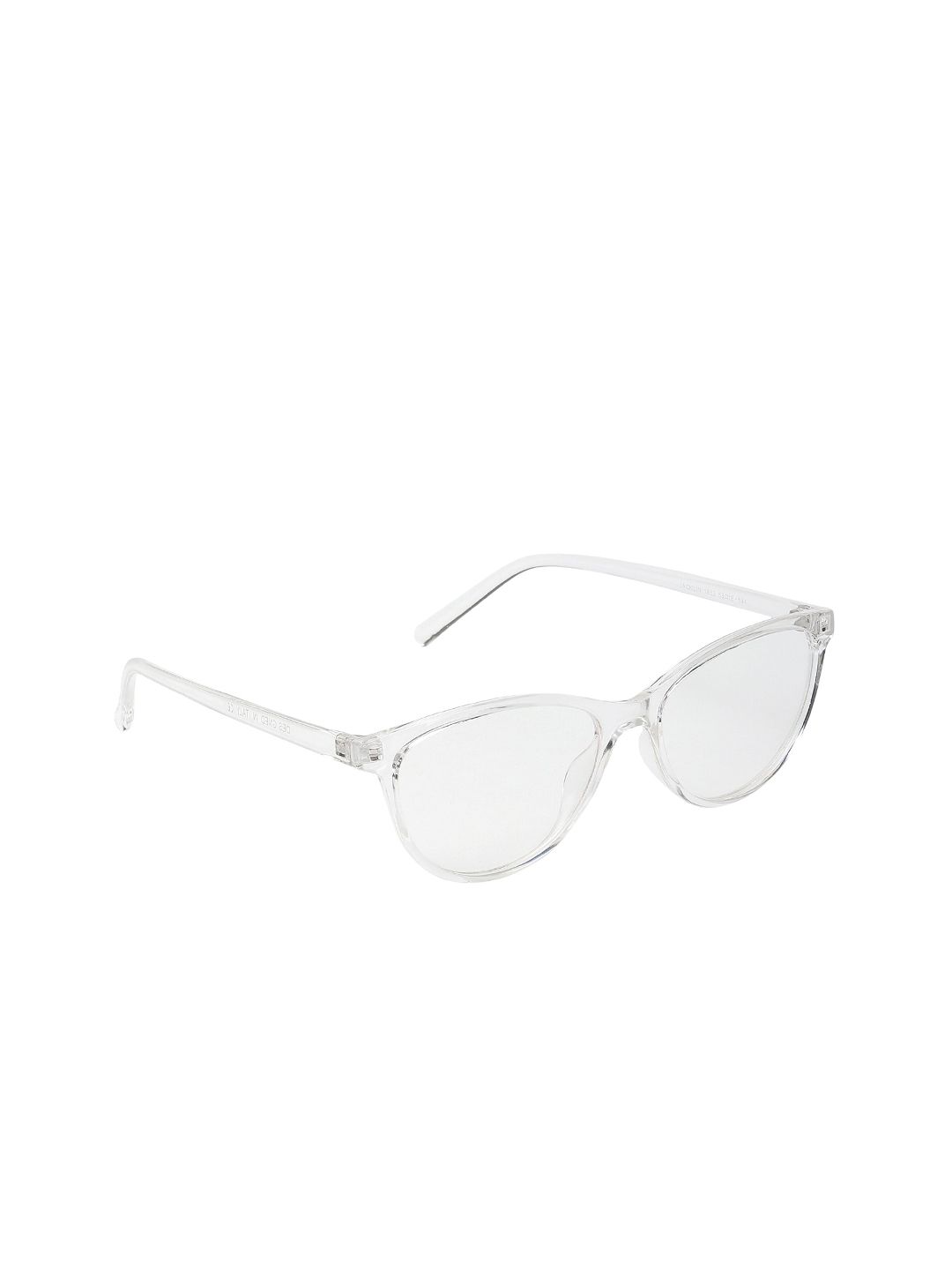 SCAGLIA Unisex Clear Lens & White Oval Sunglasses UV Protected Lens CLEAR_RAFA TRANS_BC Price in India