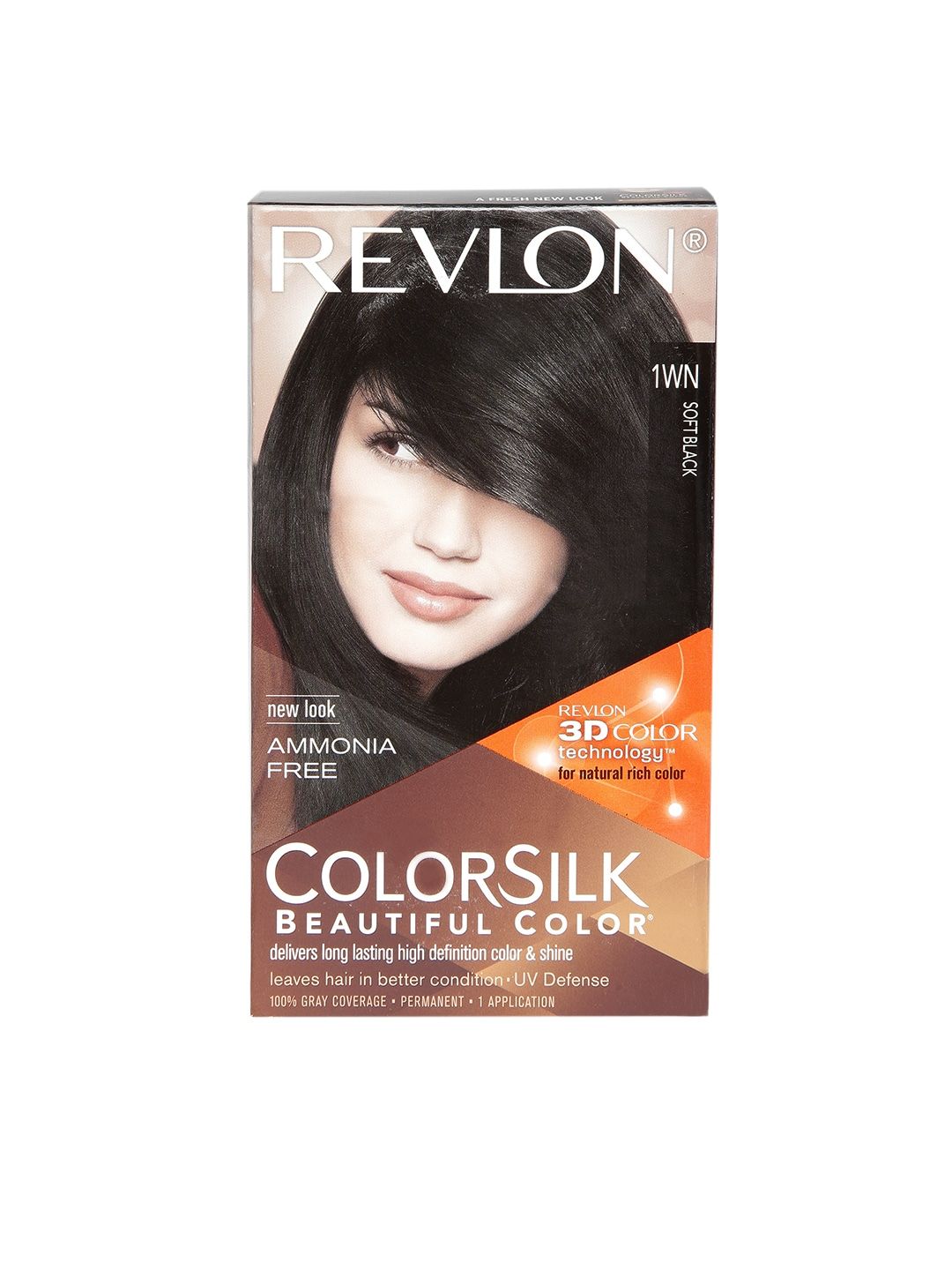 Revlon ColorSilk 3-D Soft Black Hair Colour 1WN Price in India