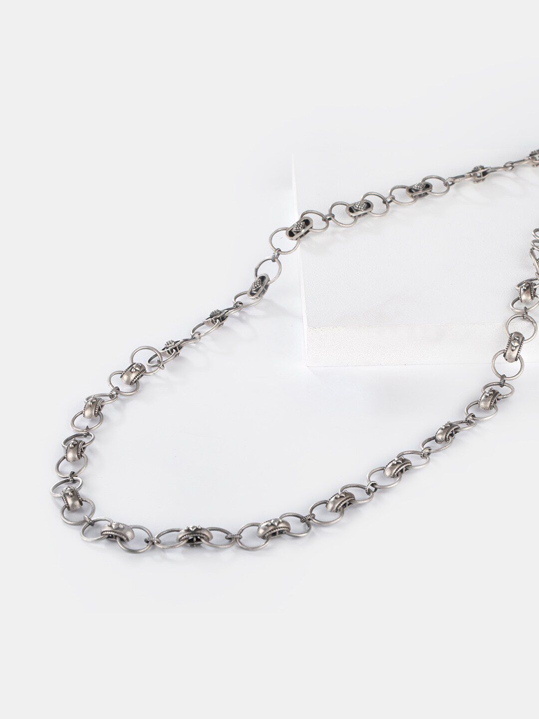 SHAYA Woman Silver-Toned Sterling Silver Necklace Price in India