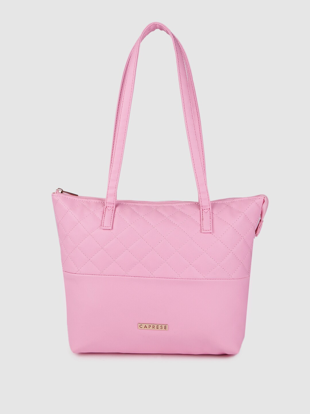 Caprese Pink Quilted Shoulder Bag Price in India