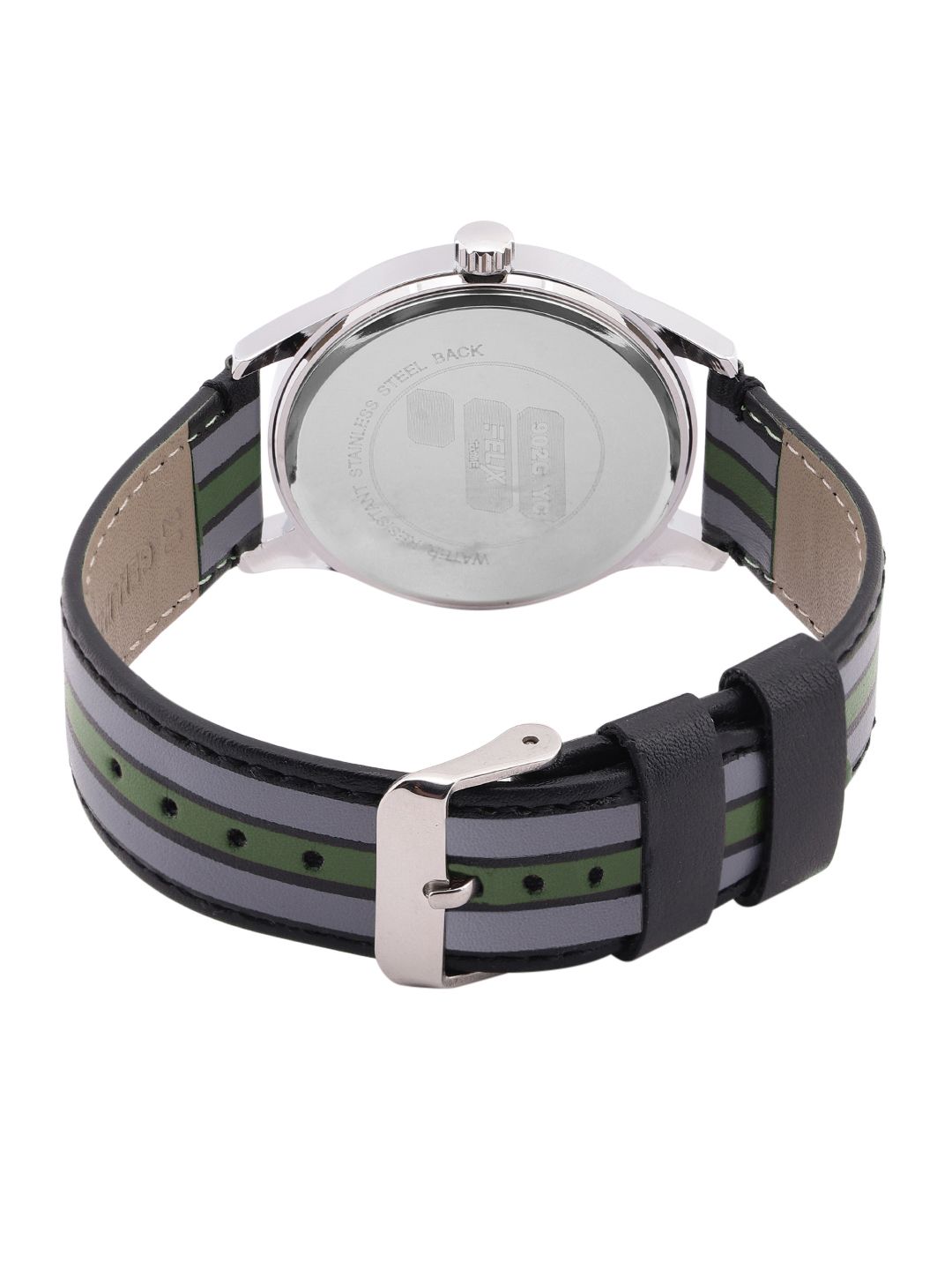 「RT-103472」 Buy FELIX Men Black Leather Straps Analogue Watch F902GDGB