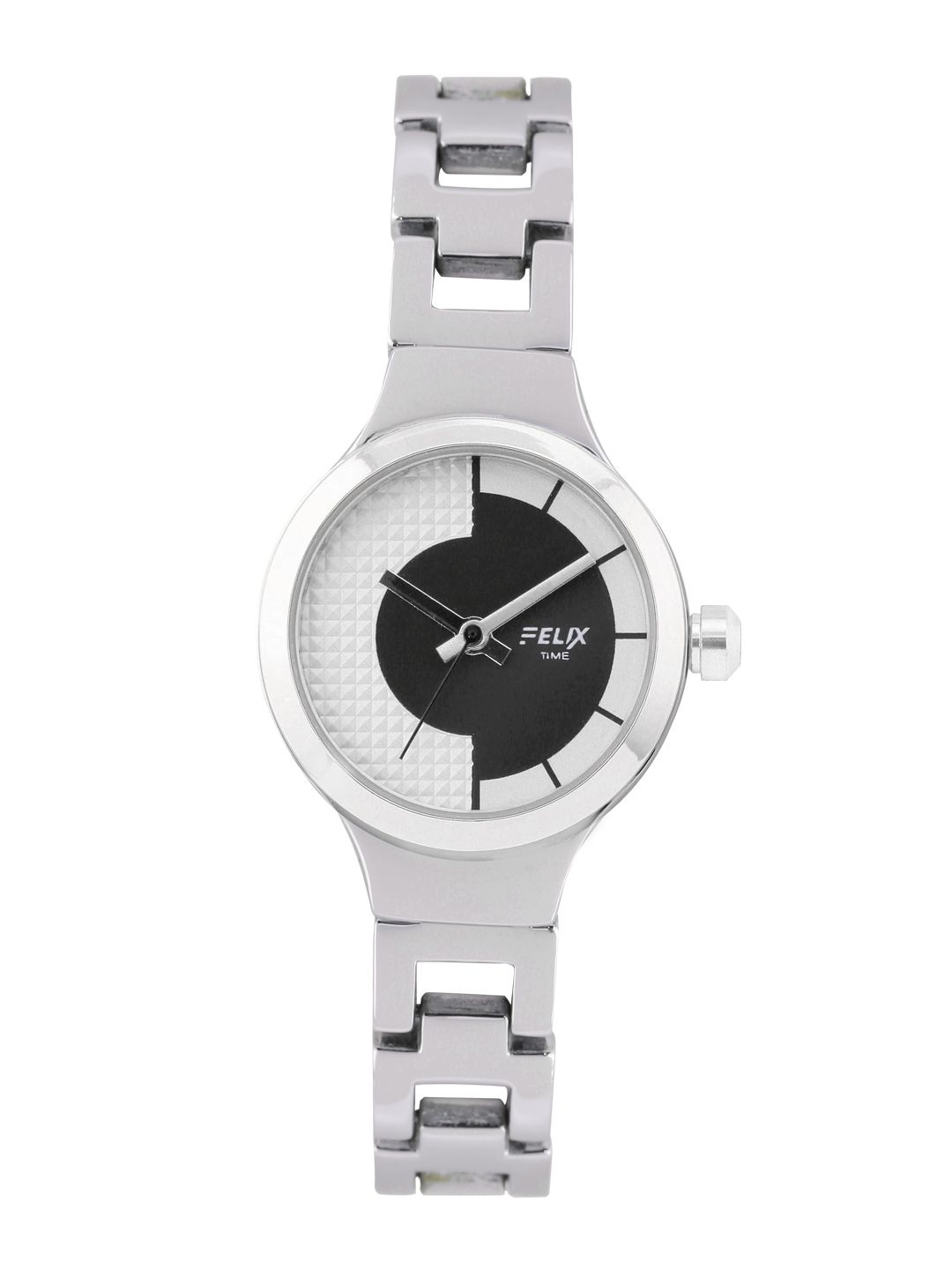 FELIX Women Black & White Bracelet Style Analogue Watch F90226LWH Price in India