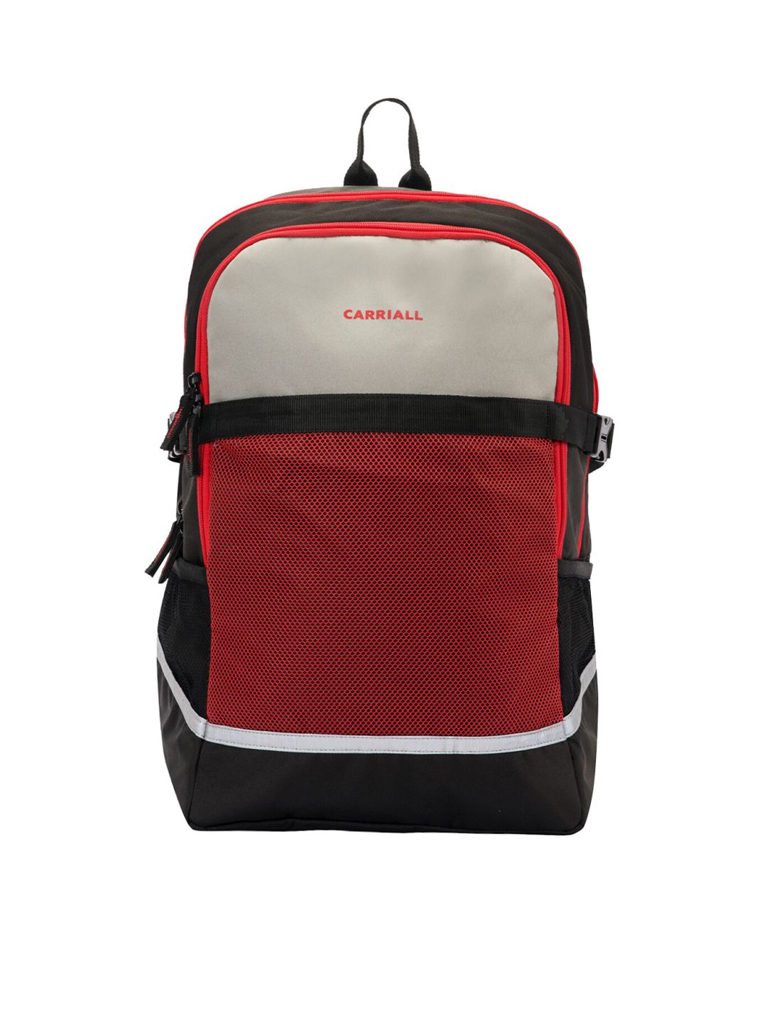 CARRIALL Unisex Red Colourblocked Active Sports Backpack Price in India